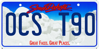 SD license plate 0CST90