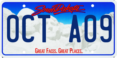 SD license plate 0CTA09