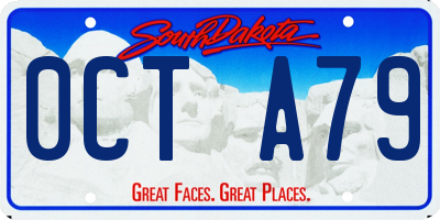 SD license plate 0CTA79