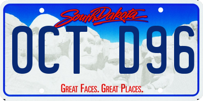 SD license plate 0CTD96