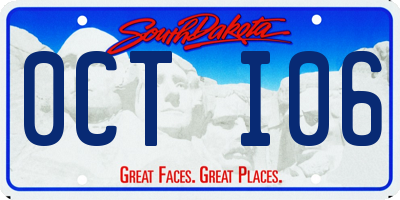 SD license plate 0CTI06