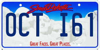 SD license plate 0CTI61