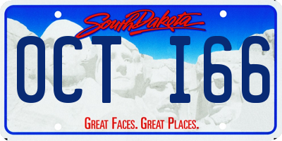 SD license plate 0CTI66