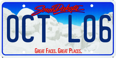 SD license plate 0CTL06
