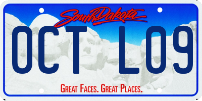 SD license plate 0CTL09