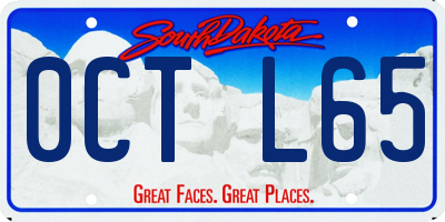 SD license plate 0CTL65