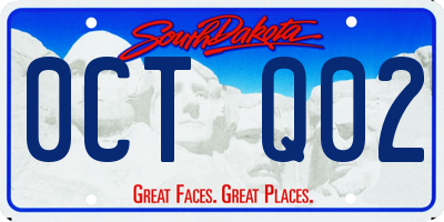 SD license plate 0CTQ02