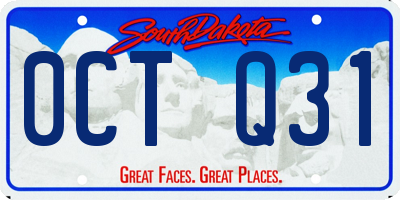 SD license plate 0CTQ31