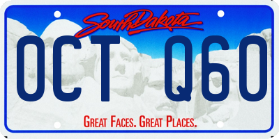 SD license plate 0CTQ60