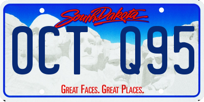 SD license plate 0CTQ95