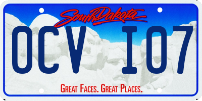 SD license plate 0CVI07