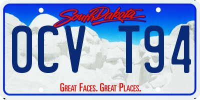 SD license plate 0CVT94