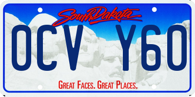SD license plate 0CVY60