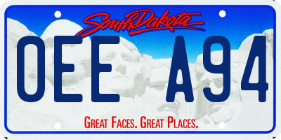SD license plate 0EEA94