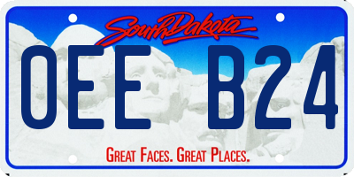 SD license plate 0EEB24