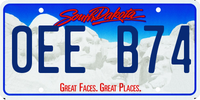 SD license plate 0EEB74