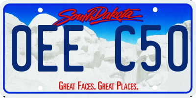 SD license plate 0EEC50