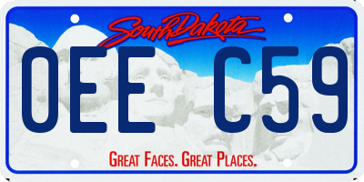 SD license plate 0EEC59