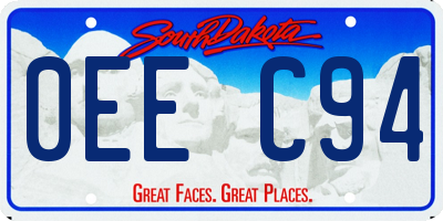 SD license plate 0EEC94