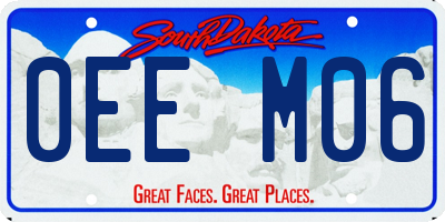 SD license plate 0EEM06
