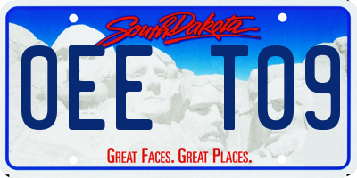 SD license plate 0EET09