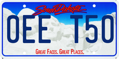 SD license plate 0EET50