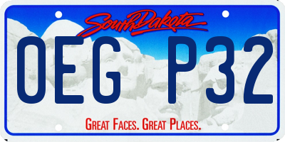 SD license plate 0EGP32