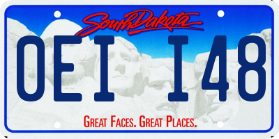 SD license plate 0EII48