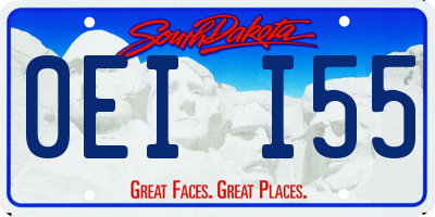 SD license plate 0EII55