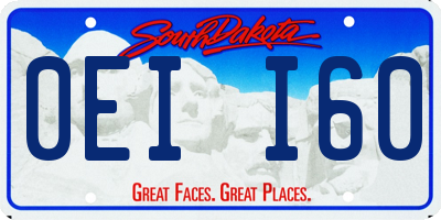 SD license plate 0EII60