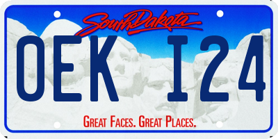SD license plate 0EKI24