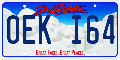 SD license plate 0EKI64