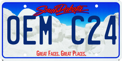 SD license plate 0EMC24