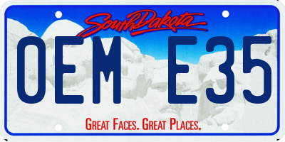 SD license plate 0EME35