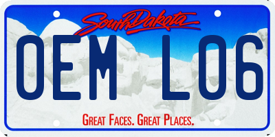SD license plate 0EML06