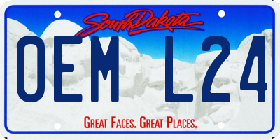 SD license plate 0EML24