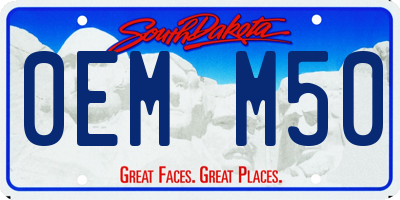 SD license plate 0EMM50