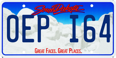 SD license plate 0EPI64