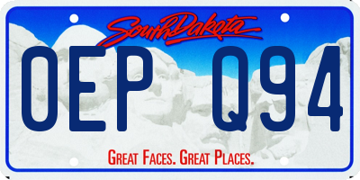 SD license plate 0EPQ94