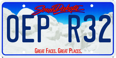 SD license plate 0EPR32