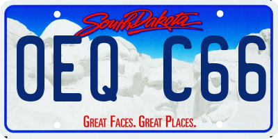 SD license plate 0EQC66