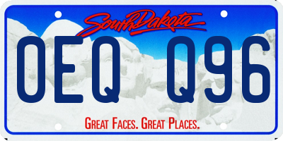 SD license plate 0EQQ96