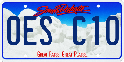 SD license plate 0ESC10