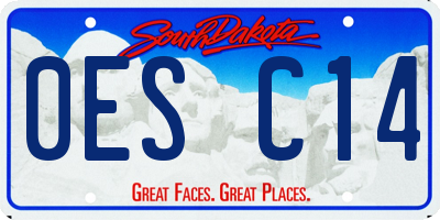 SD license plate 0ESC14