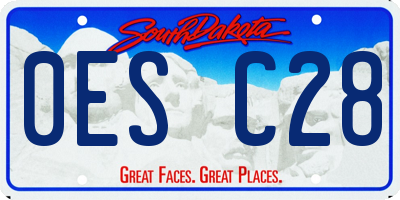 SD license plate 0ESC28