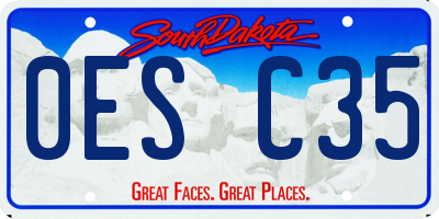 SD license plate 0ESC35