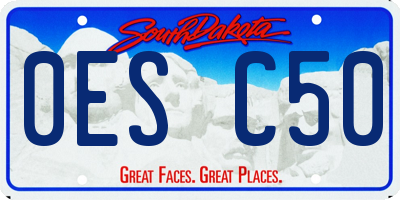 SD license plate 0ESC50