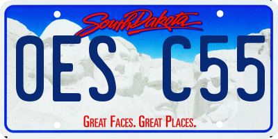 SD license plate 0ESC55