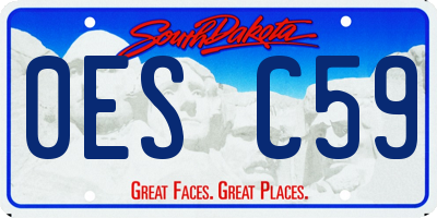 SD license plate 0ESC59