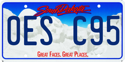SD license plate 0ESC95